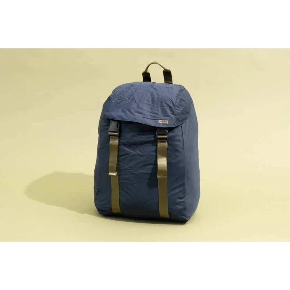 NWOTs Away Packable Backpack Navy Blue Recycled Nylon Minimalist Gorpcore Travel